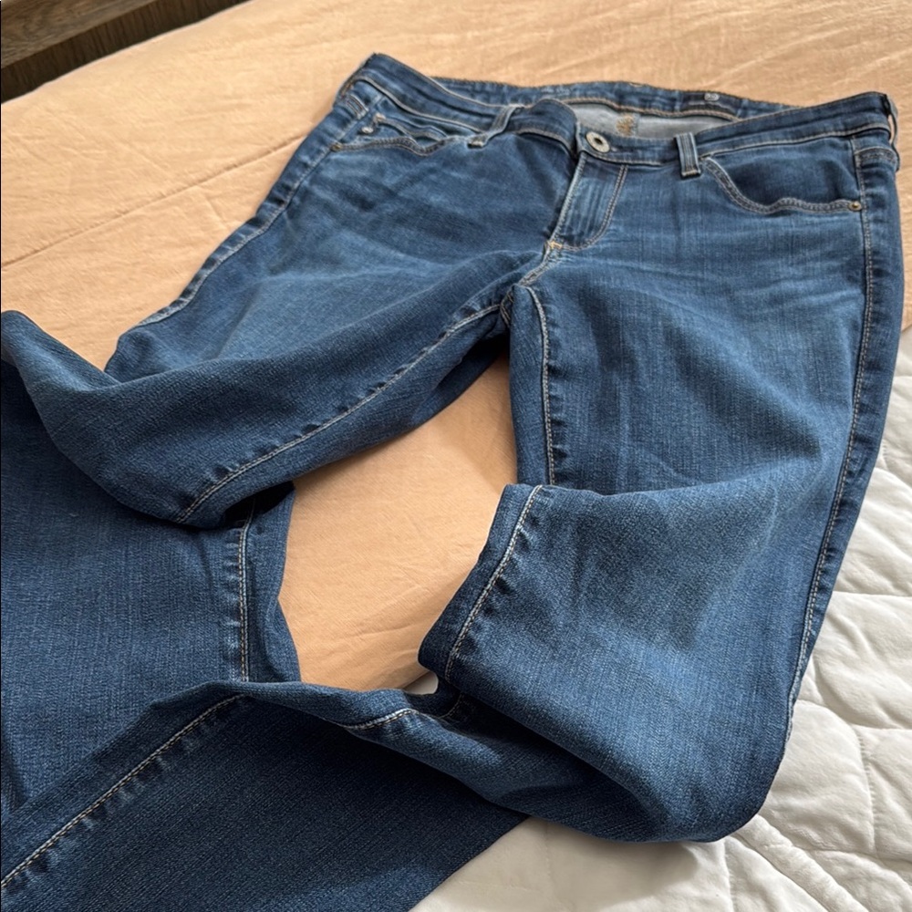 AG The Stilt cigarette leg Classic Blue Women's Jeans